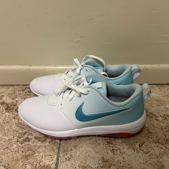 Nike Roshe G Tour NRG Golf Shoes White Blue Women's Size 9 - Picture 2 of 5